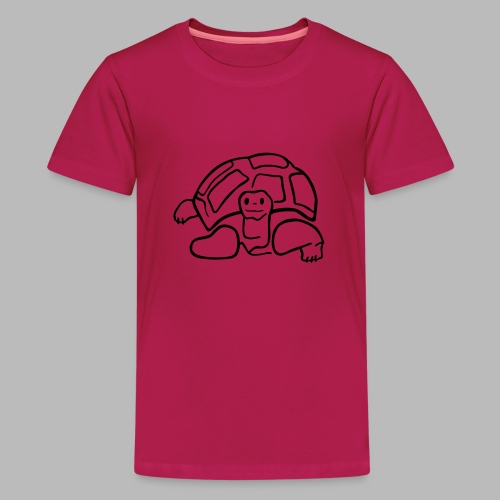 schildkröte landschildkroete aus den seychellen - Teenager Premium T-Shirt