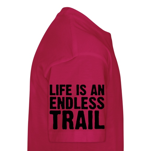 Life is an endless trail - Teenager Premium T-Shirt