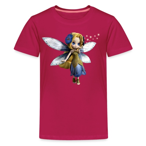 Blue-Sternchen Fairy - Teenager Premium T-Shirt