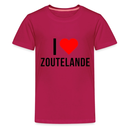 I Love Zoutelande - Teenager Premium T-Shirt