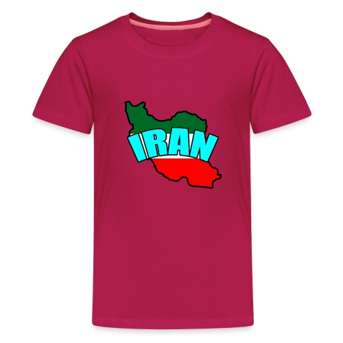 Iran Map - Teenager premium T-shirt