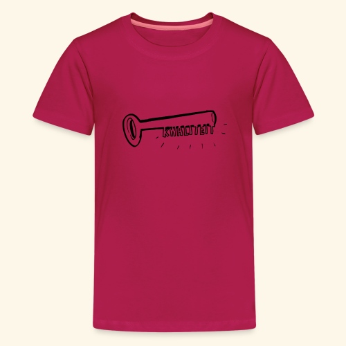 Kwaliteit sleutel transparant - Teenager Premium T-shirt