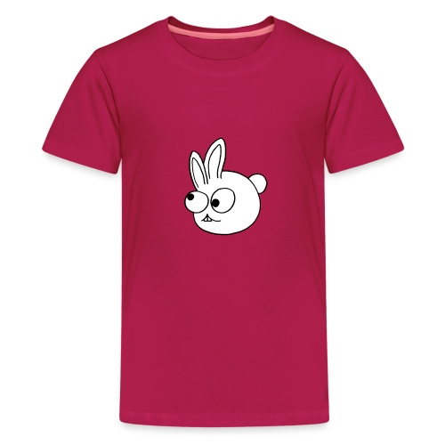 Kinderlijk getekend grappig konijntje - Teenager Premium T-shirt