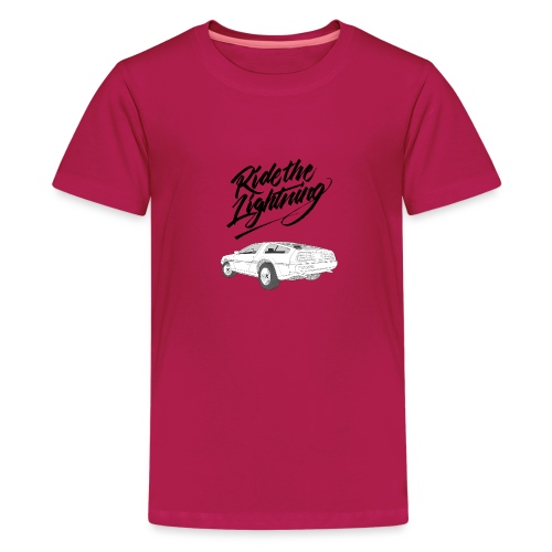 Delorean – Ride The Lightning - Teenager Premium T-Shirt