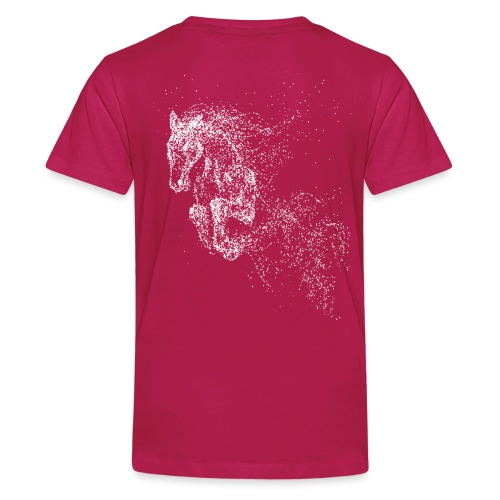 Vorschau: jumping horse white - Teenager Premium T-Shirt