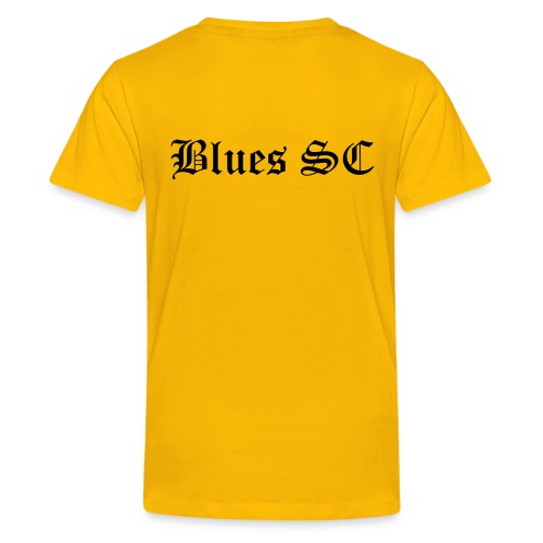 Blues SC - Premium-T-shirt tonåring