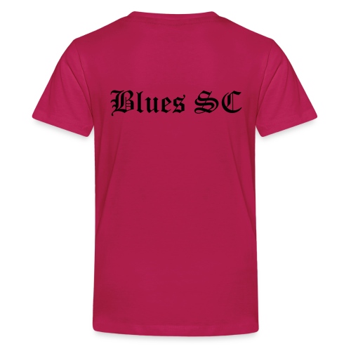 Blues SC - Premium-T-shirt tonåring