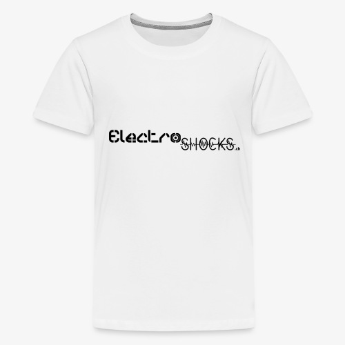ElectroShocks BW siteweb - T-shirt Premium Ado