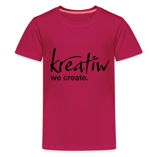 kreatiw logo - Teenager Premium T-Shirt