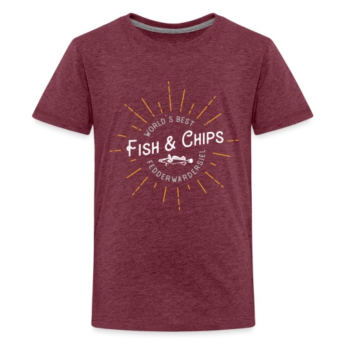 Fish & Chips Fedderwardersiel - Teenager Premium T-Shirt