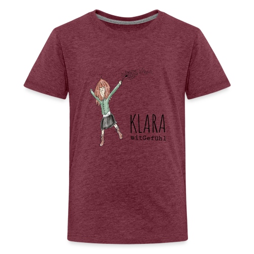 KLARA mitGefühl - Teenager Premium T-Shirt