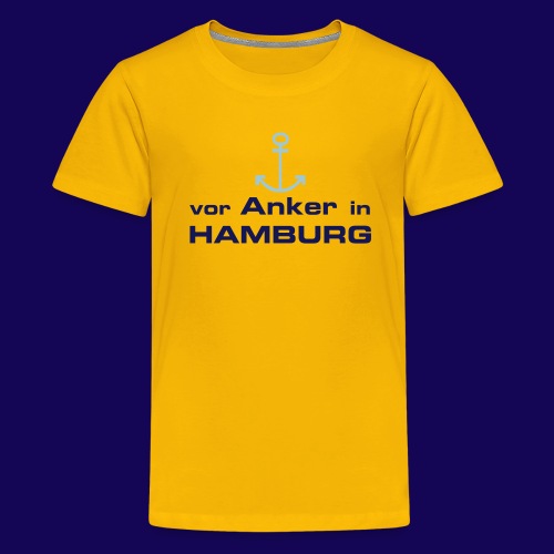 Vor Anker in Hamburg - Teenager Premium T-Shirt