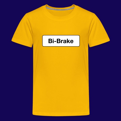 Bielefeld-Brake: Das original Ortschild - Teenager Premium T-Shirt