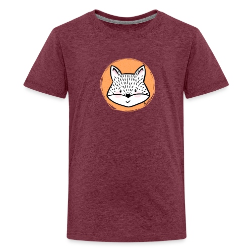 Sweet Fox - Portræt - Teenager premium T-shirt