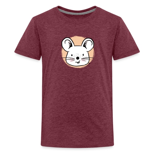 Sød mus - Portræt - Teenager premium T-shirt