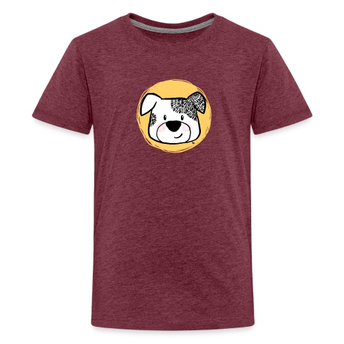 Sød hund - Portræt - Teenager premium T-shirt