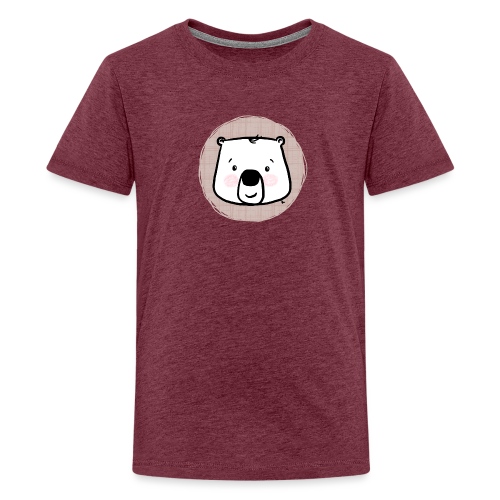 Sweet Bear - Portrait - Teenage Premium T-Shirt