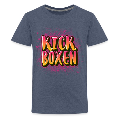 Graffiti Kickboxen - Teenager Premium T-Shirt