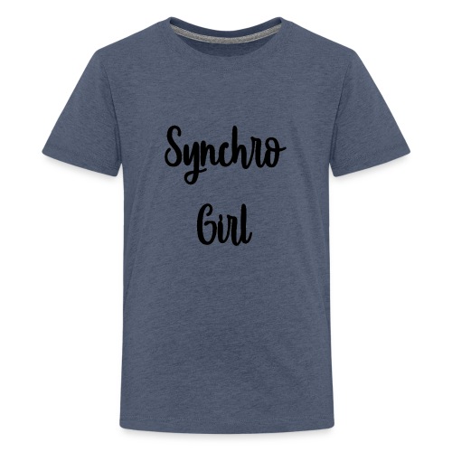 Synchro Girl - Teinien premium t-paita