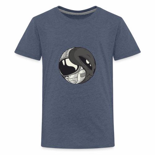 Yin Yang space Alien und Astronaut - Teenager Premium T-Shirt