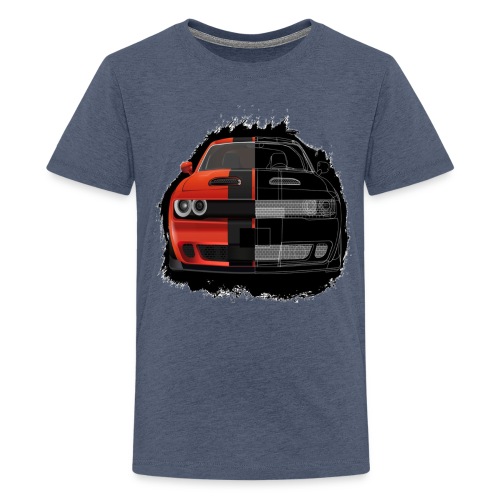 Muscle Car USA ,Dodg.e Challenger GT, Auto ,V8 - Teenager Premium T-Shirt