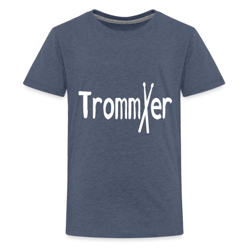 Trommler Drums Percussion - Teenager Premium T-Shirt