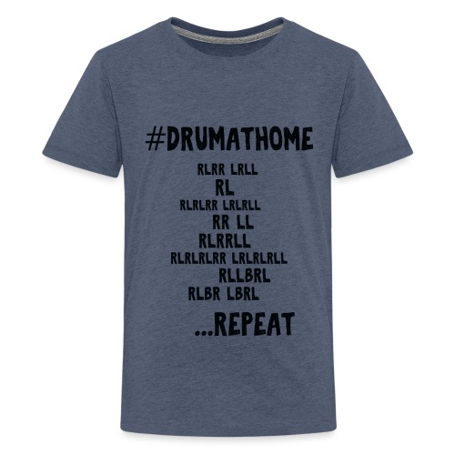 drum at home repeat - Teenager Premium T-Shirt