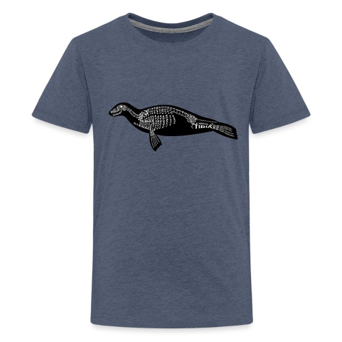 Robben luuranko - Teinien premium t-paita