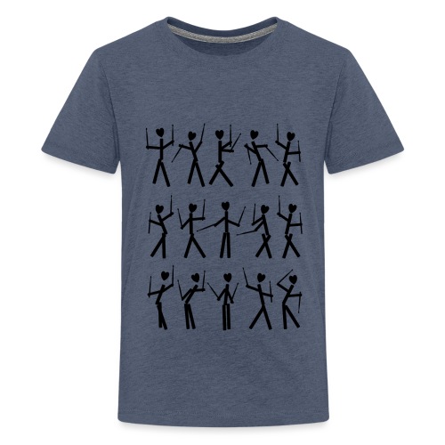 Tambour Trommel Schlagzeug - Teenager Premium T-Shirt