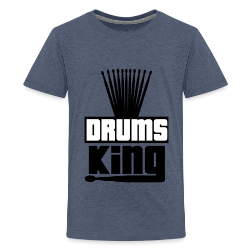 Drums king Schlagzeug König - Teenager Premium T-Shirt