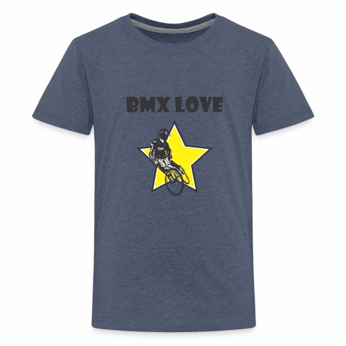 Fahrrad Shirt: Bmx Love - Teenager Premium T-Shirt