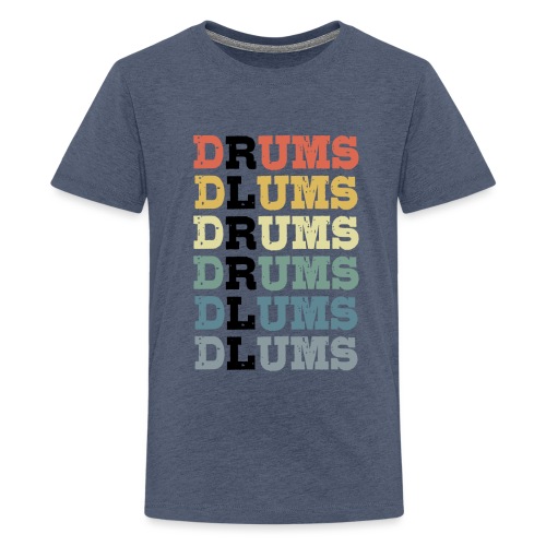 Drums Paradiddle-diddle - Teenager Premium T-Shirt