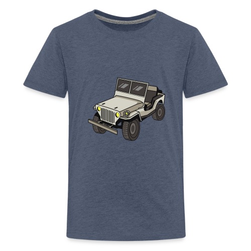 Willys CJ 4X4 Geländewagen Fans - Teenager Premium T-Shirt