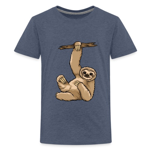 Kunterli loves sloths - #KUN-SLO-25 - cute - Teenage Premium T-Shirt
