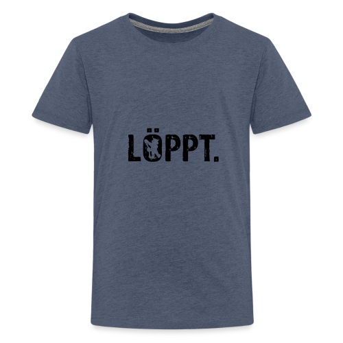 Löppt (schwarz) - Teenager Premium T-Shirt