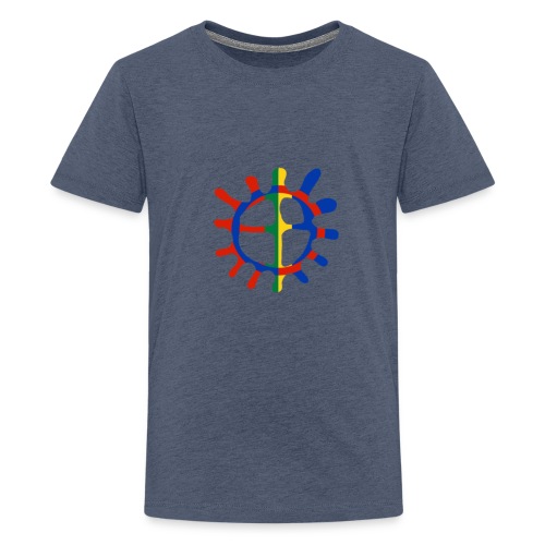 Samisk sol - Premium T-skjorte for tenåringer
