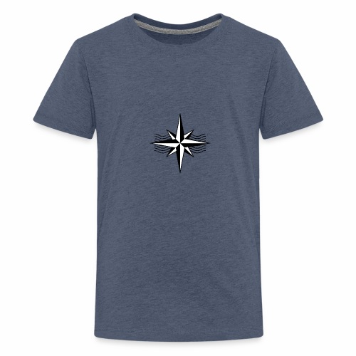 Simpel Kompas Design. - Teenager Premium T-shirt