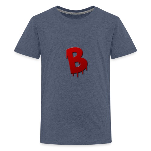 4k logo rood - Teenager Premium T-shirt