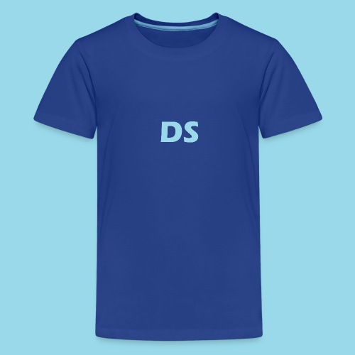 Drone Spotters logo blauw - Teenager Premium T-shirt