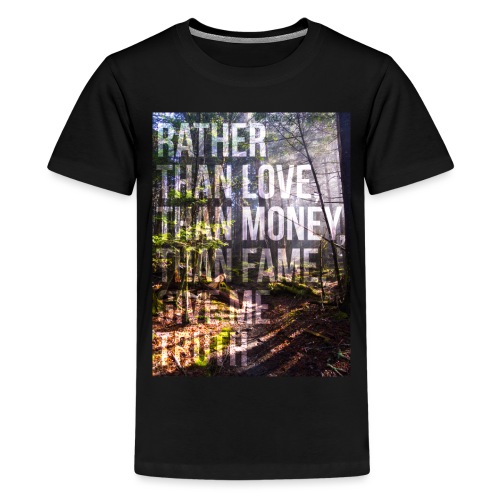 Rather than love - Teenage Premium T-Shirt