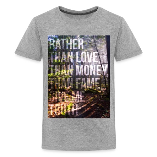Rather than love - Teenage Premium T-Shirt