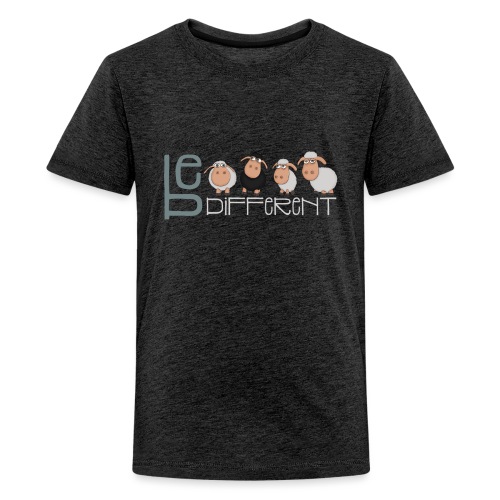 Be different schafe - Lustige einzigartige Schafe - Teenager Premium T-Shirt