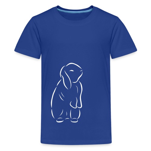 stehendes Häschen Hase Kaninchen Zwergkaninchen - Teenager Premium T-Shirt