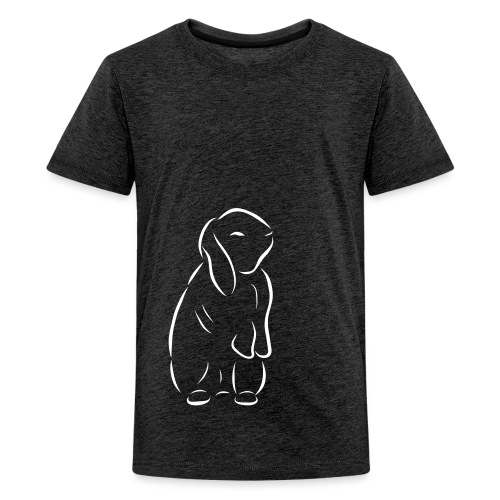 stehendes Häschen Hase Kaninchen Zwergkaninchen - Teenager Premium T-Shirt