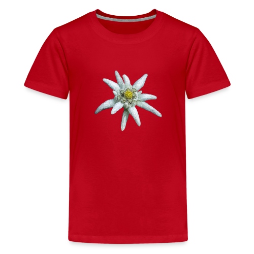 Alpen-Edelweiß - Teenager Premium T-Shirt