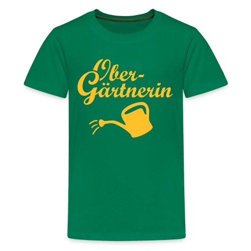 Obergärtnerin Gießkanne Garten Gärtnerin - Teenager Premium T-Shirt