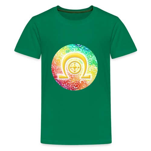 Regenbogen-Dimensionssymbol Heilung - Sonja Ariel - Teenager Premium T-Shirt
