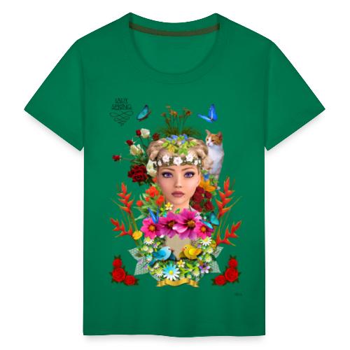 Lady spring -by- t-shirt chic et choc - T-shirt Premium Ado