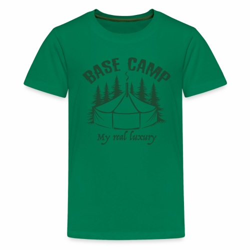 BASE CAMP - Perusleiri tekstiilit ja lahjatuotteet - Teinien premium t-paita