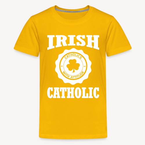 IRISH CATHOLIC - Teenage Premium T-Shirt